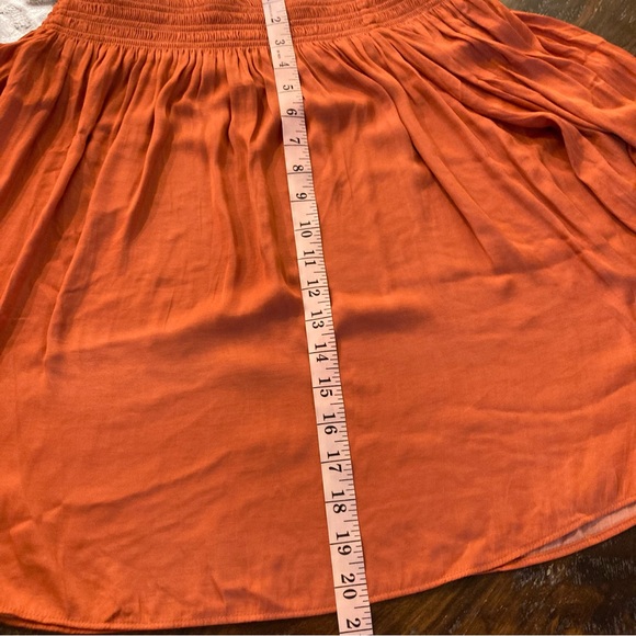 Loft Coral Off Shoulder Silky Top Blouse Size Small S - Picture 7 of 7